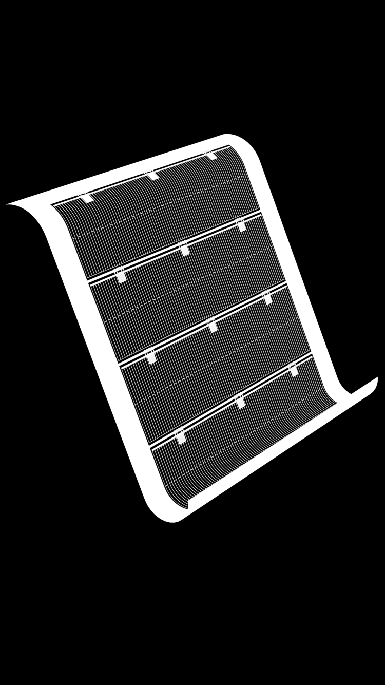 Schematic view of a Flexible Solar Power Module