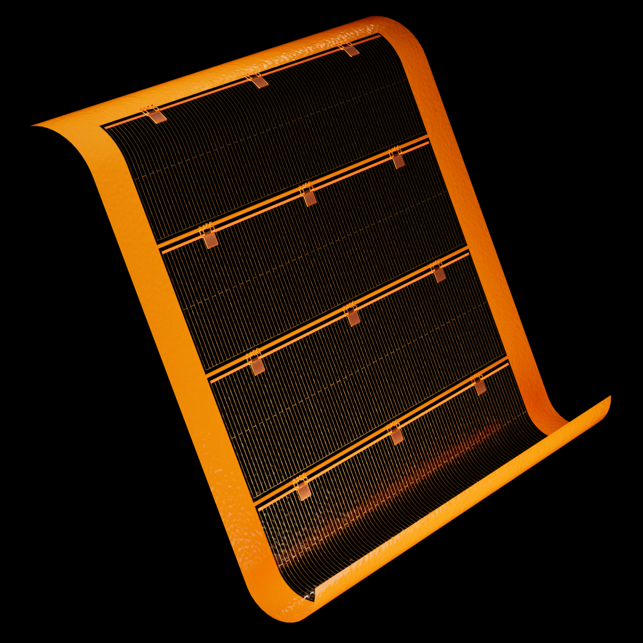 Flexible Solar Panel Product Render